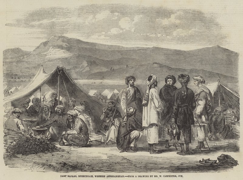Camp Bazaar, Meerunzaie, Afghanistan occidental - William Carpenter