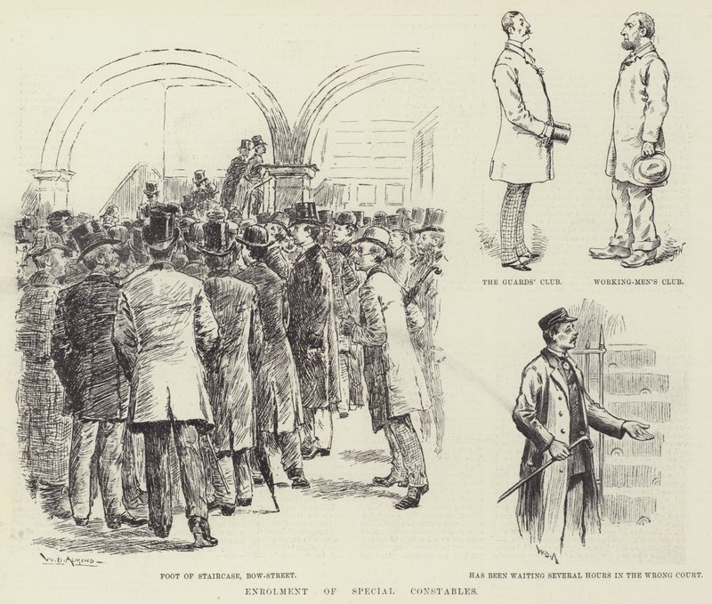 Enrôlement de constables spéciaux - William Douglas Almond