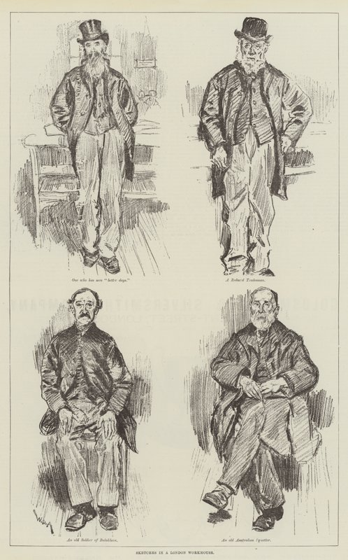 Croquis dans un asile de Londres - William Douglas Almond