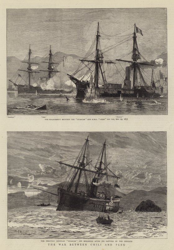 La guerre entre le Chili et le Pérou - William Edward Atkins