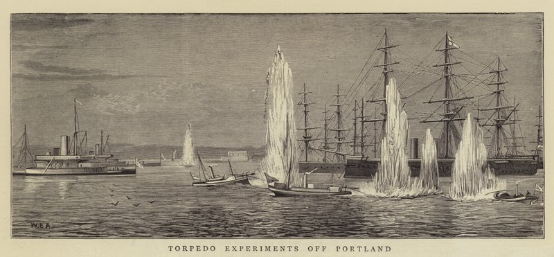 Expériences de torpilles au large de Portland - William Edward Atkins