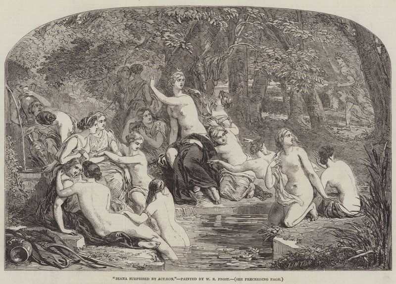 Diane surprise par Actéon - William Edward Frost