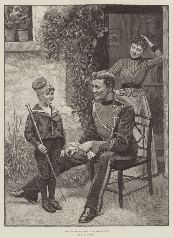 Un recrue pour le Prince de Galles - William Henry Charles Groome
