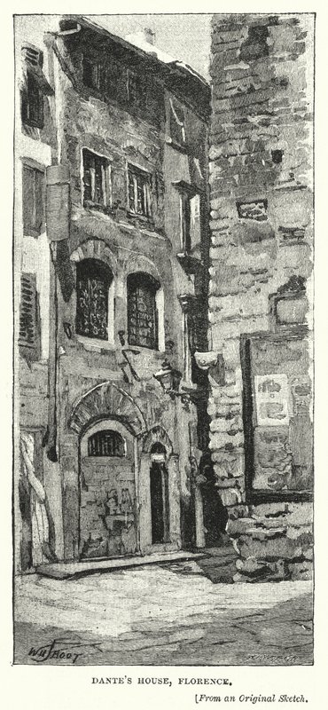 Maison de Dante, Florence - William Henry James after Boot
