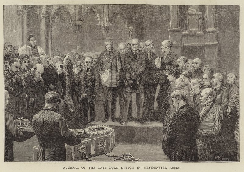 Funérailles du défunt Lord Lytton à l
