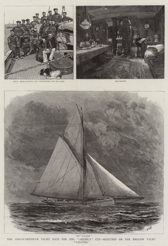 La course de yachts anglo-américaine pour la Coupe de l
