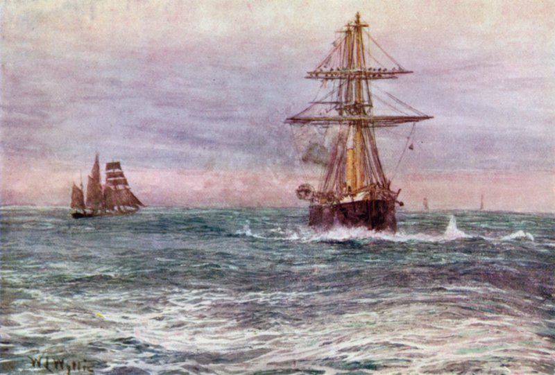Le vieux "Invincible", 1872 - William Lionel Wyllie