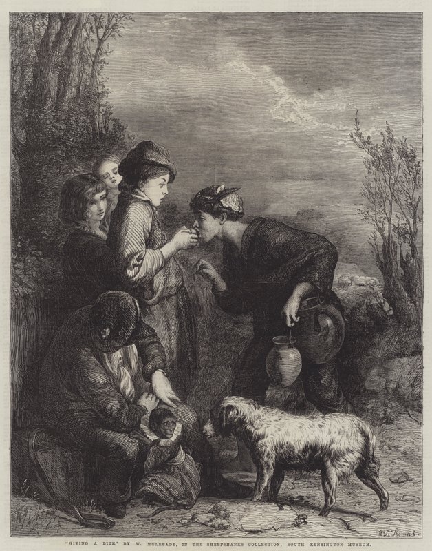 Donner une bouchée - William Mulready