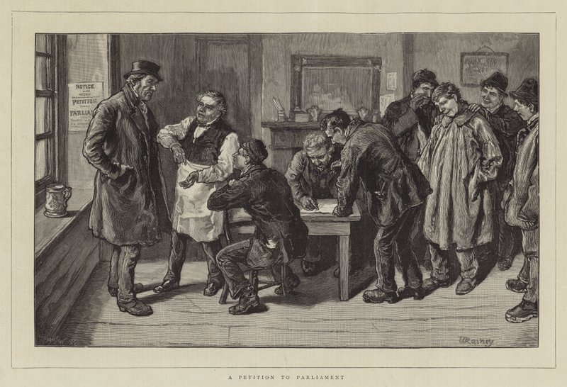 Une pétition au Parlement - William Rainey