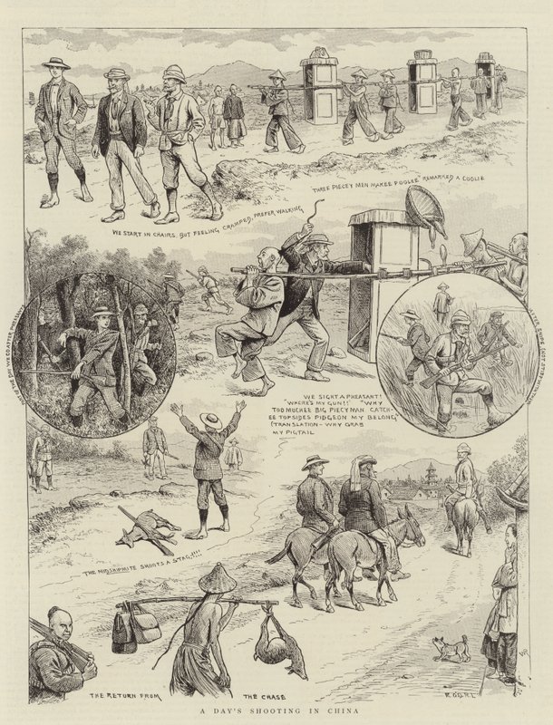 Une journée de chasse en Chine - William Ralston