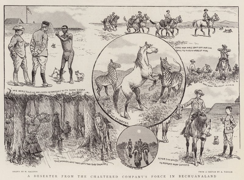 Un déserteur de la force de la Chartered Company au Bechuanaland - William Ralston