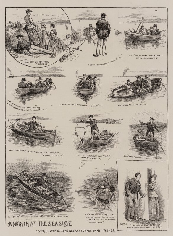 Un mois au bord de la mer - William Ralston