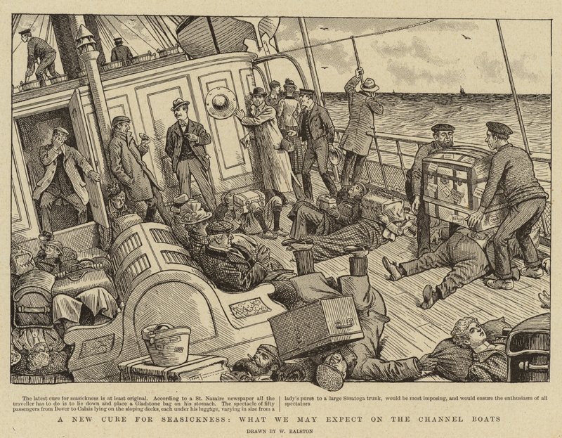 Un nouveau remède contre le mal de mer, ce que nous pouvons attendre sur les bateaux de la Manche - William Ralston