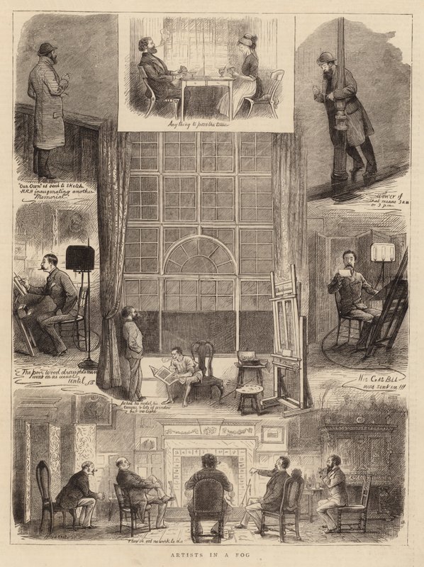 Artistes dans le brouillard - William Ralston