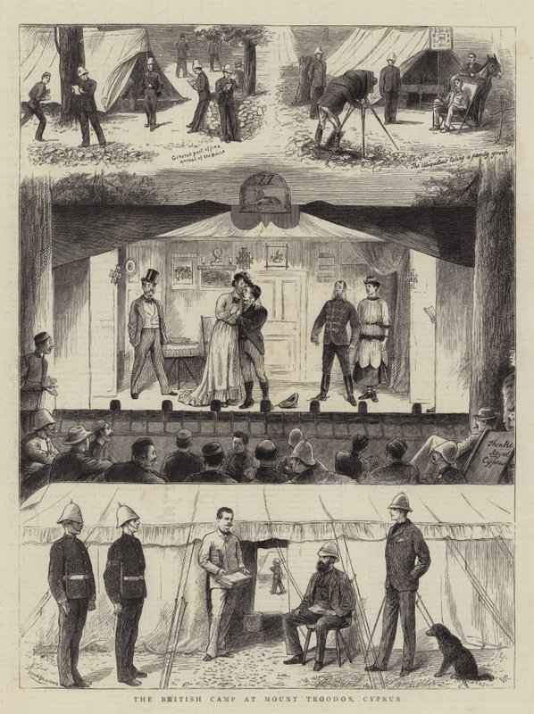 Camp britannique au mont Troodos, Chypre - William Ralston