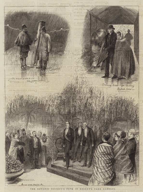 La Fête de la Société Botanique dans les Jardins de Regent