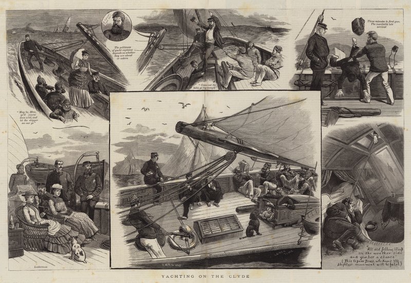 Yachting sur la Clyde - William Ralston