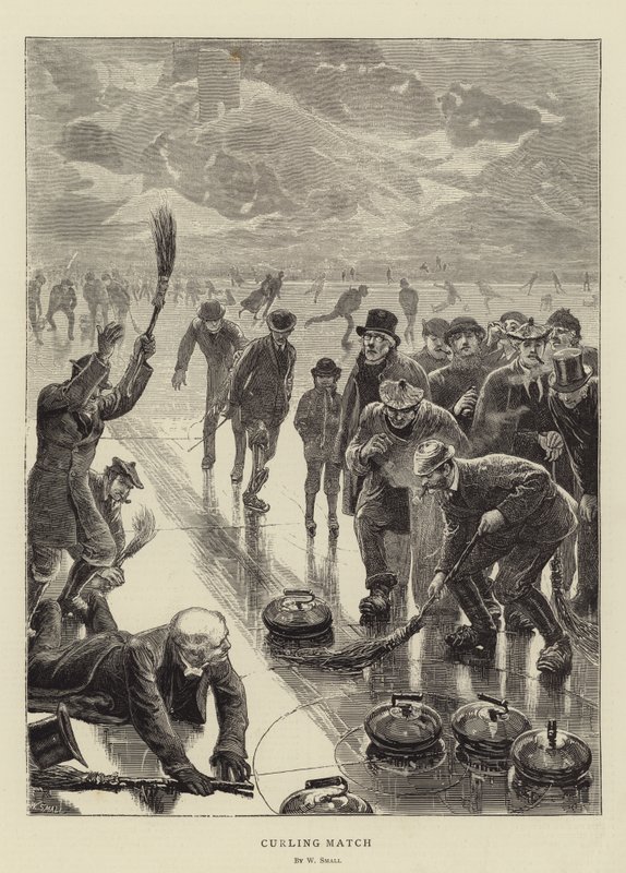Match de curling - William Small