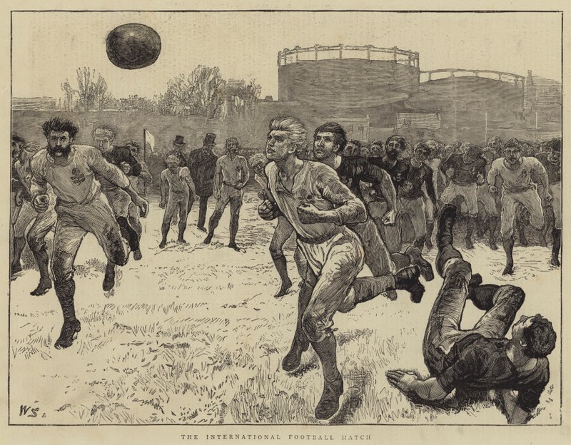 Le match de football international - William Small