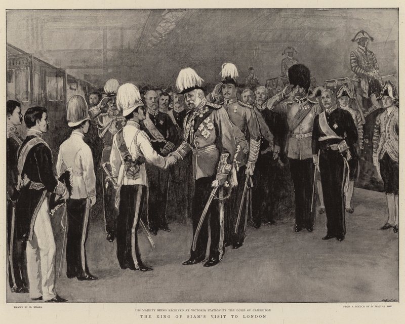 La visite du roi de Siam à Londres - William Small