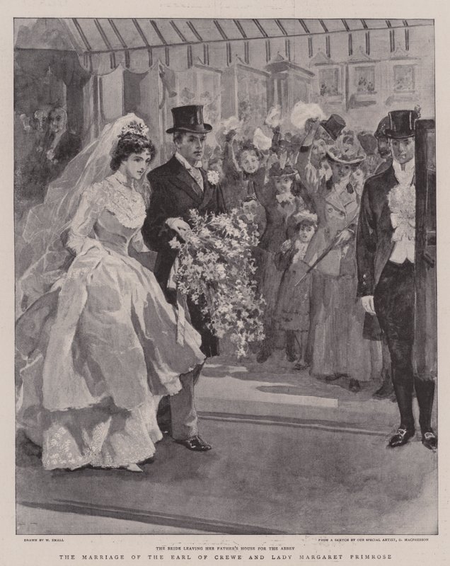 Le mariage du comte de Crewe et de Lady Margaret Primrose - William Small
