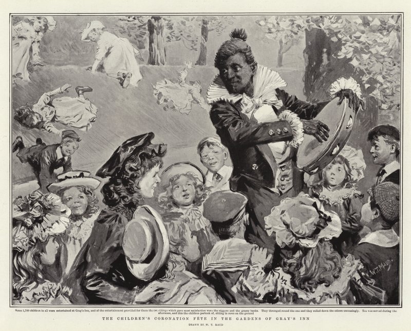 La fête du couronnement des enfants dans les jardins de Gray