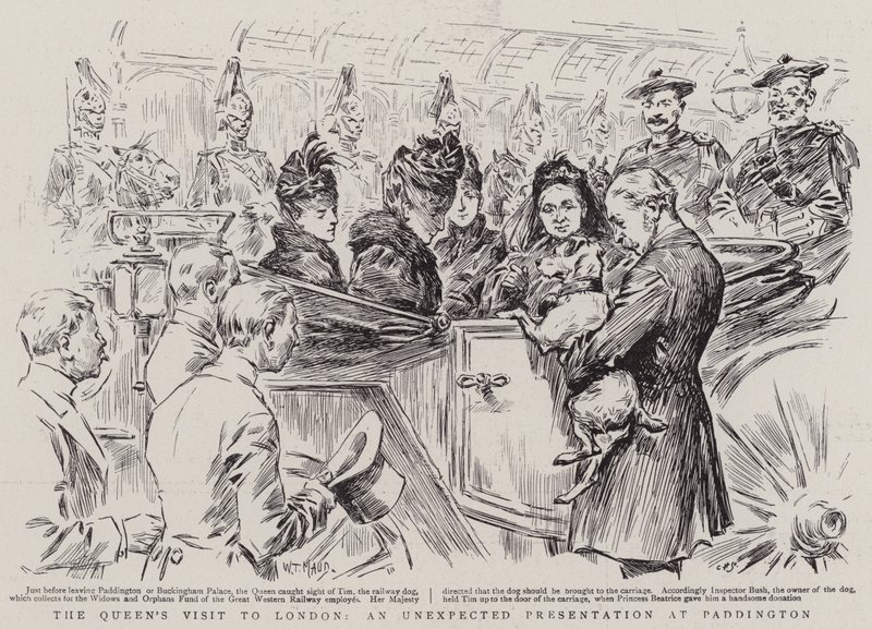 La Visite de la Reine à Londres, une Présentation Inattendue à Paddington - William T. Maud