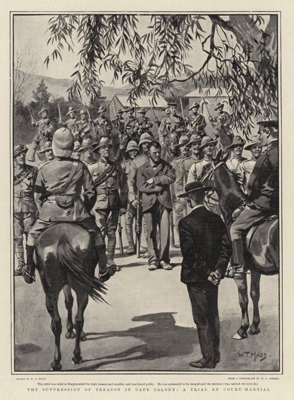 La répression de la trahison au Cap, un procès par cour martiale - William T. Maud