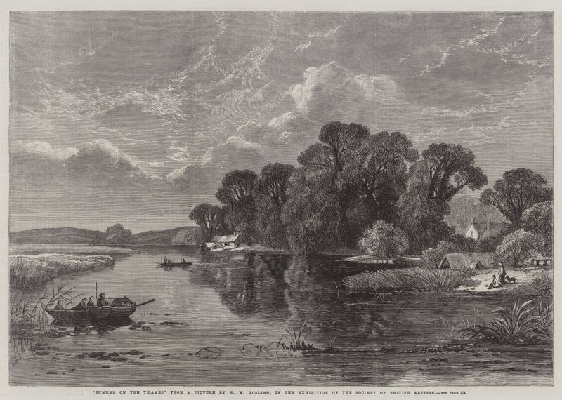 Été sur la Tamise, dans l