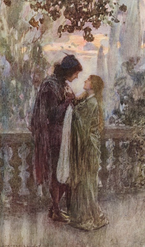 Roméo et Juliette de Shakespeare : Acte III, Scène V - William (after) Hatherell