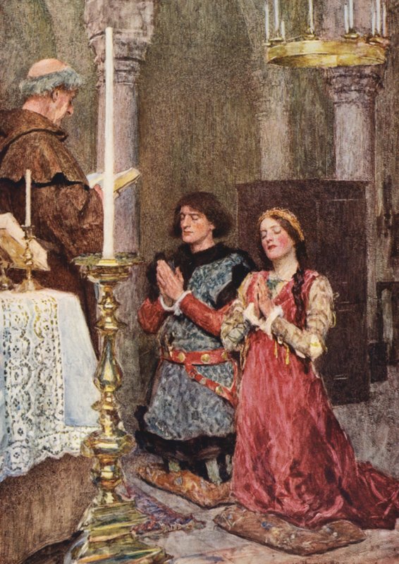 Roméo et Juliette de Shakespeare : Acte II, Scène VI - William (after) Hatherell