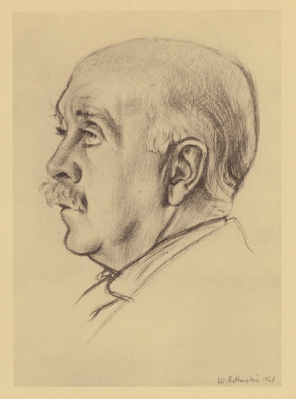 Portrait de Max Beerbohm - William (after) Rothenstein