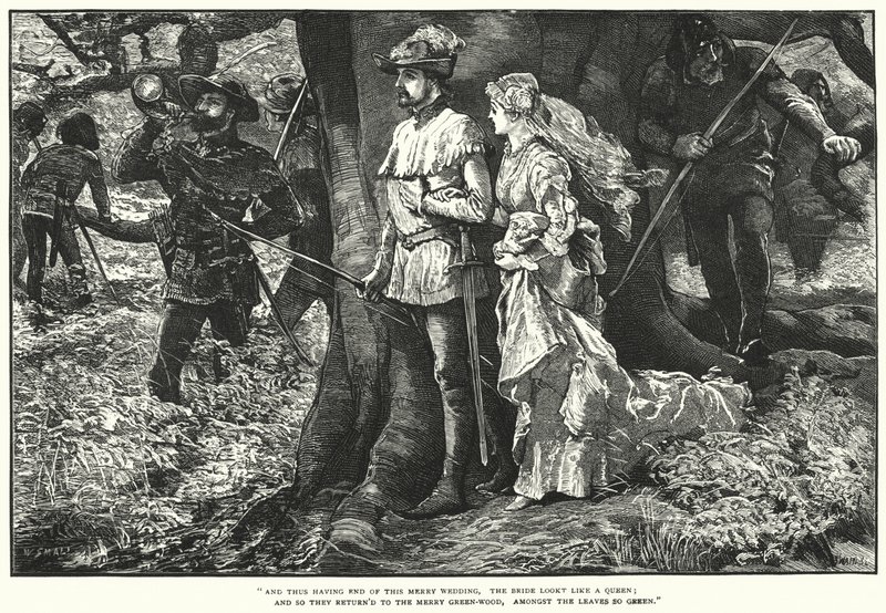 Robin des Bois et Allin A Dale - William (after) Small