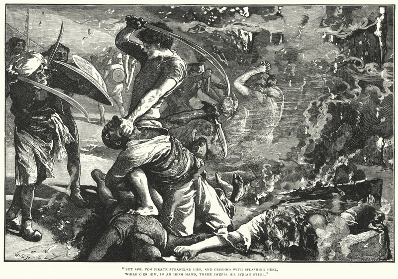 Le sac de Baltimore (gravure) - William (after) Small