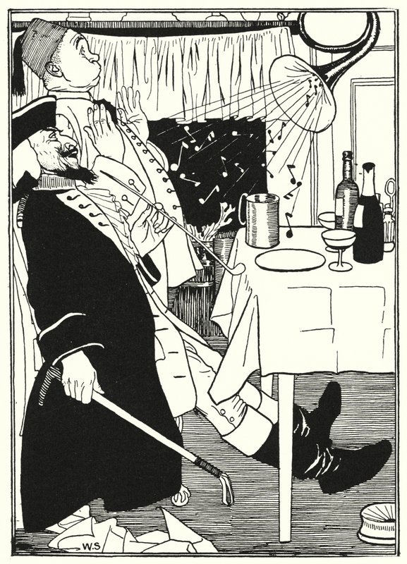 Illustration pour les Aventures du Baron de Münchhausen - William (after) Strang