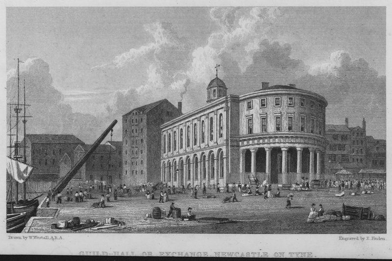 Guild-Hall ou Exchange, Newcastle upon Tyne - William (after) Westall