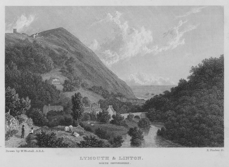 Lymouth et Linton, North Devonshire - William (after) Westall