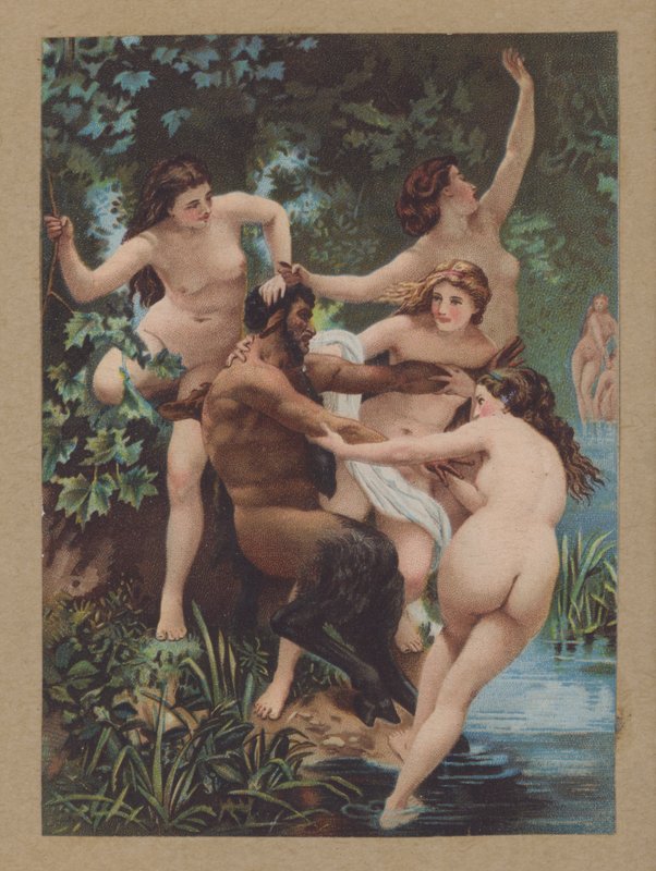 Satyre et nymphes - William Adolphe (after) Bouguereau