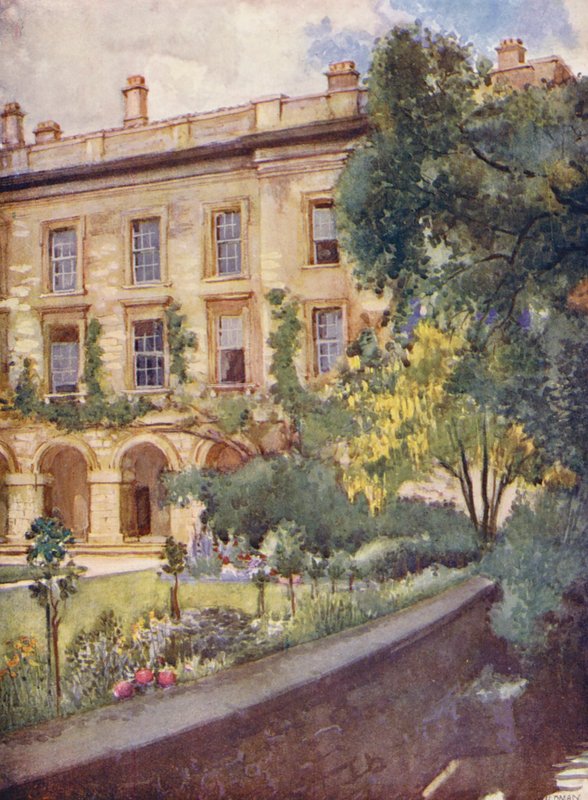 Nouveaux bâtiments du collège de Magdalen jouxtant les bosquets de Magdalen - William Ainsworth Wildman
