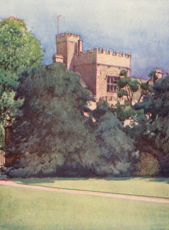 Wadham College depuis les jardins du Trinity College - William Ainsworth Wildman