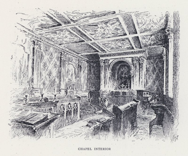 Intérieur de la chapelle - William Alexander Ansted