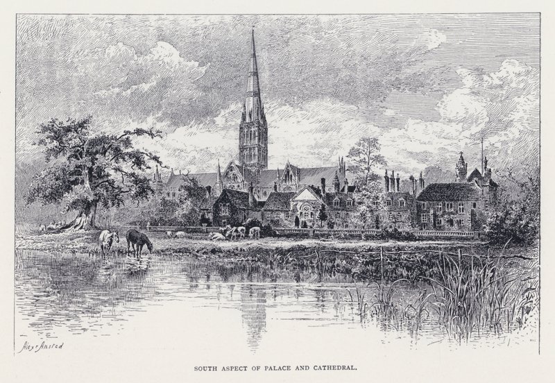 Aspect Sud du Palais et de la Cathédrale - William Alexander Ansted