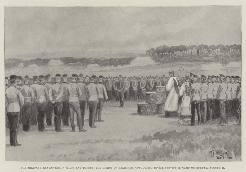 Les manœuvres militaires dans le Wiltshire et le Dorset, l