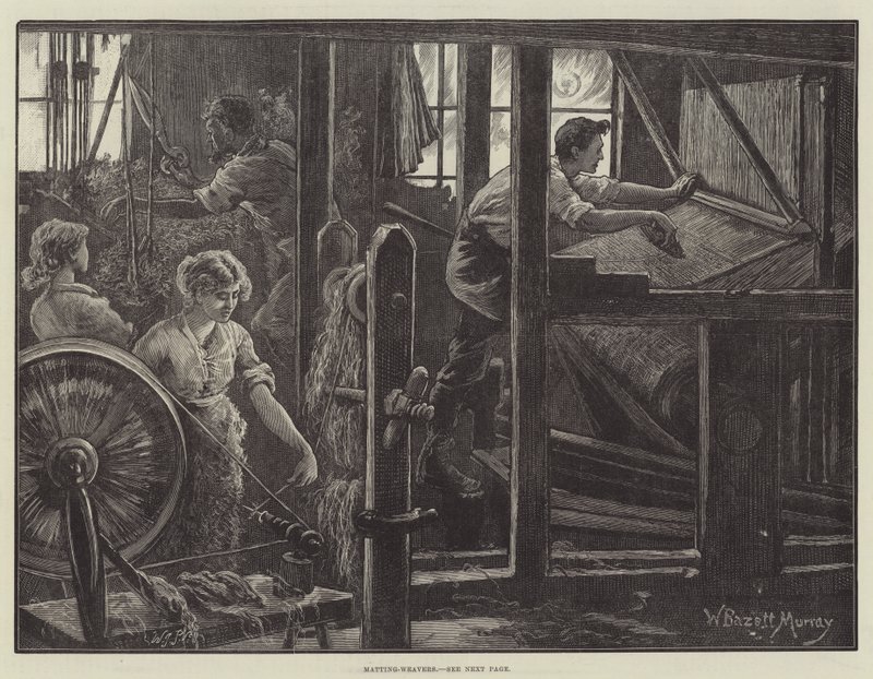 Tisseurs de nattes - William Bazett Murray