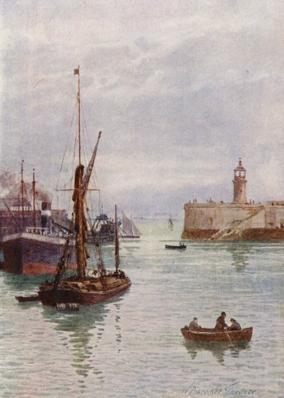 Dans le port de Ramsgate - William Biscombe Gardner