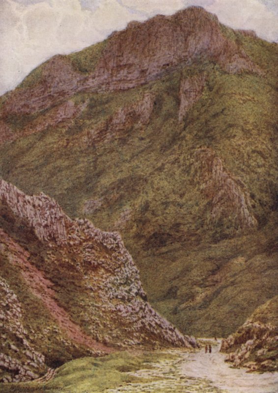 Le rocher du lion dans les Winnats, entre Castleton et Edale - William Biscombe Gardner