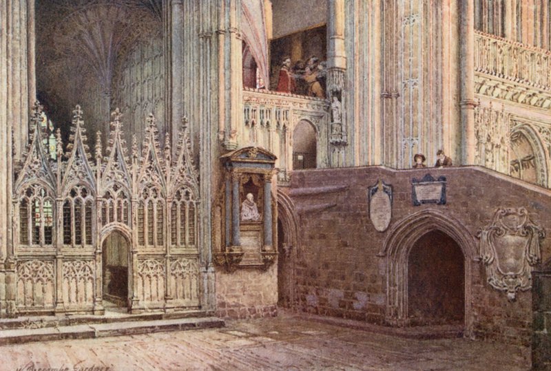 Le martyre, cathédrale de Canterbury - William Biscombe Gardner