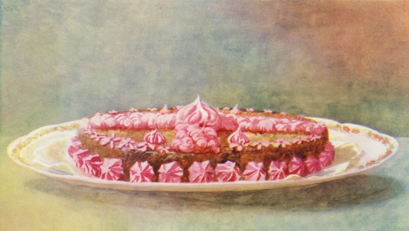 Gâteau au café avec crème de framboise - William Bradshaw Handforth