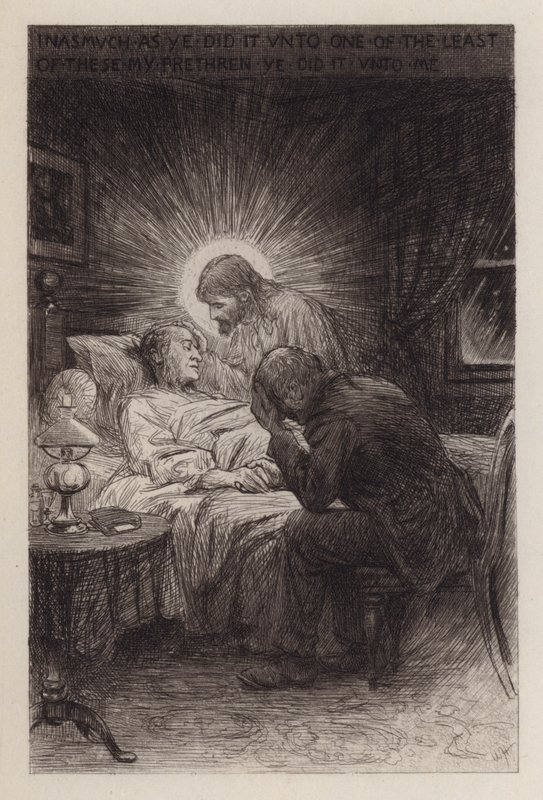La Mort et la Vie (gravure) - William Brassey (after) Hole