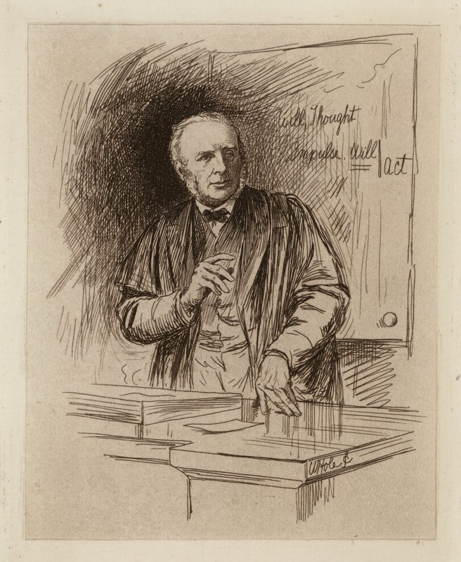 Henry Calderwood, professeur de philosophie morale - William Brassey (after) Hole